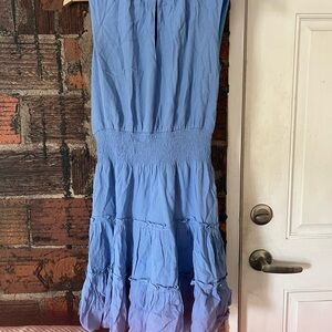 Charming Blue woman’s sail to sable dress